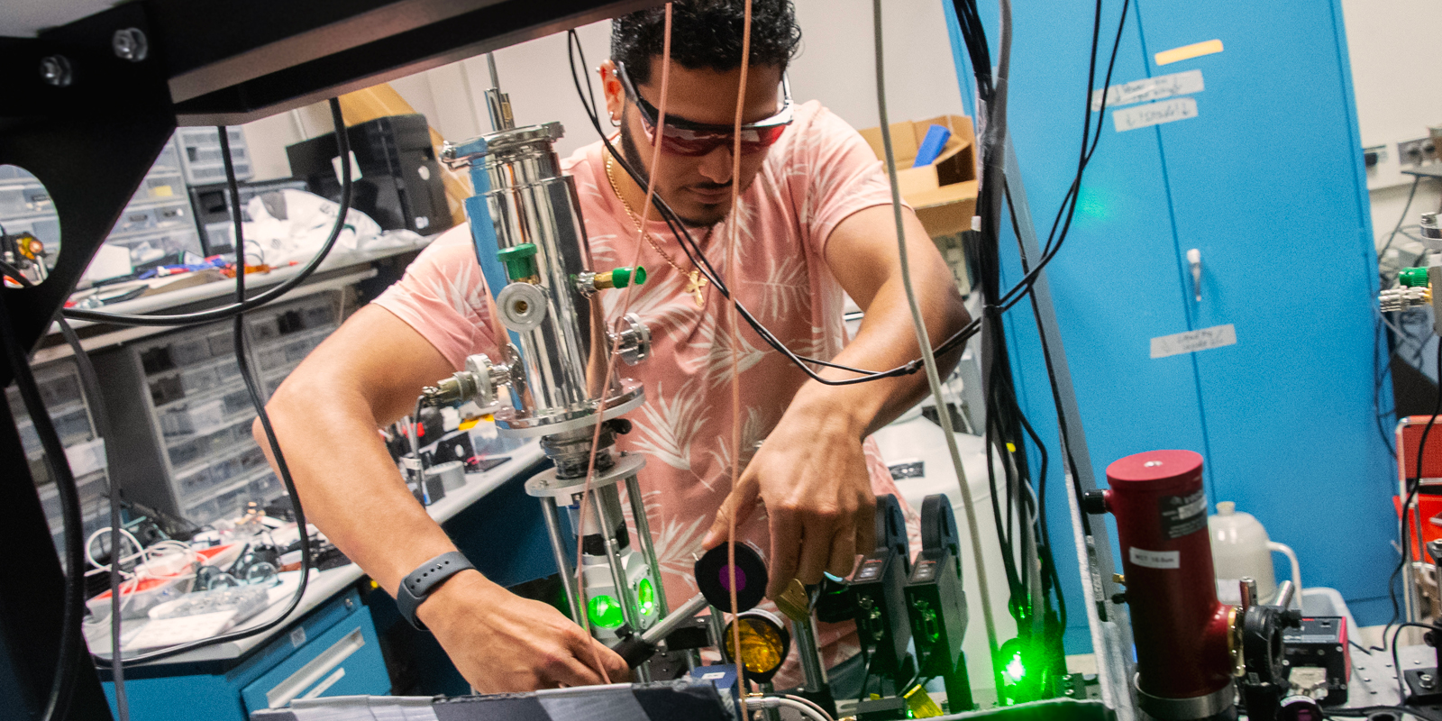 Student Working in Lab