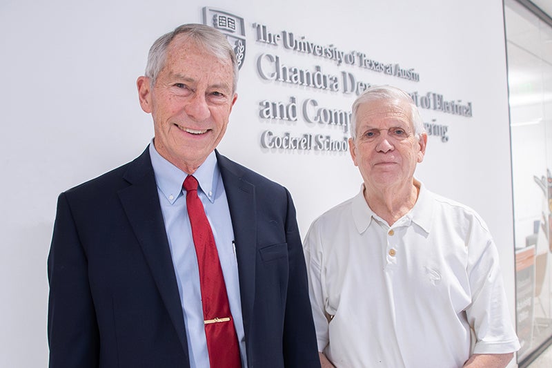 Chuck Corley with Prof. Earl Swartzlander